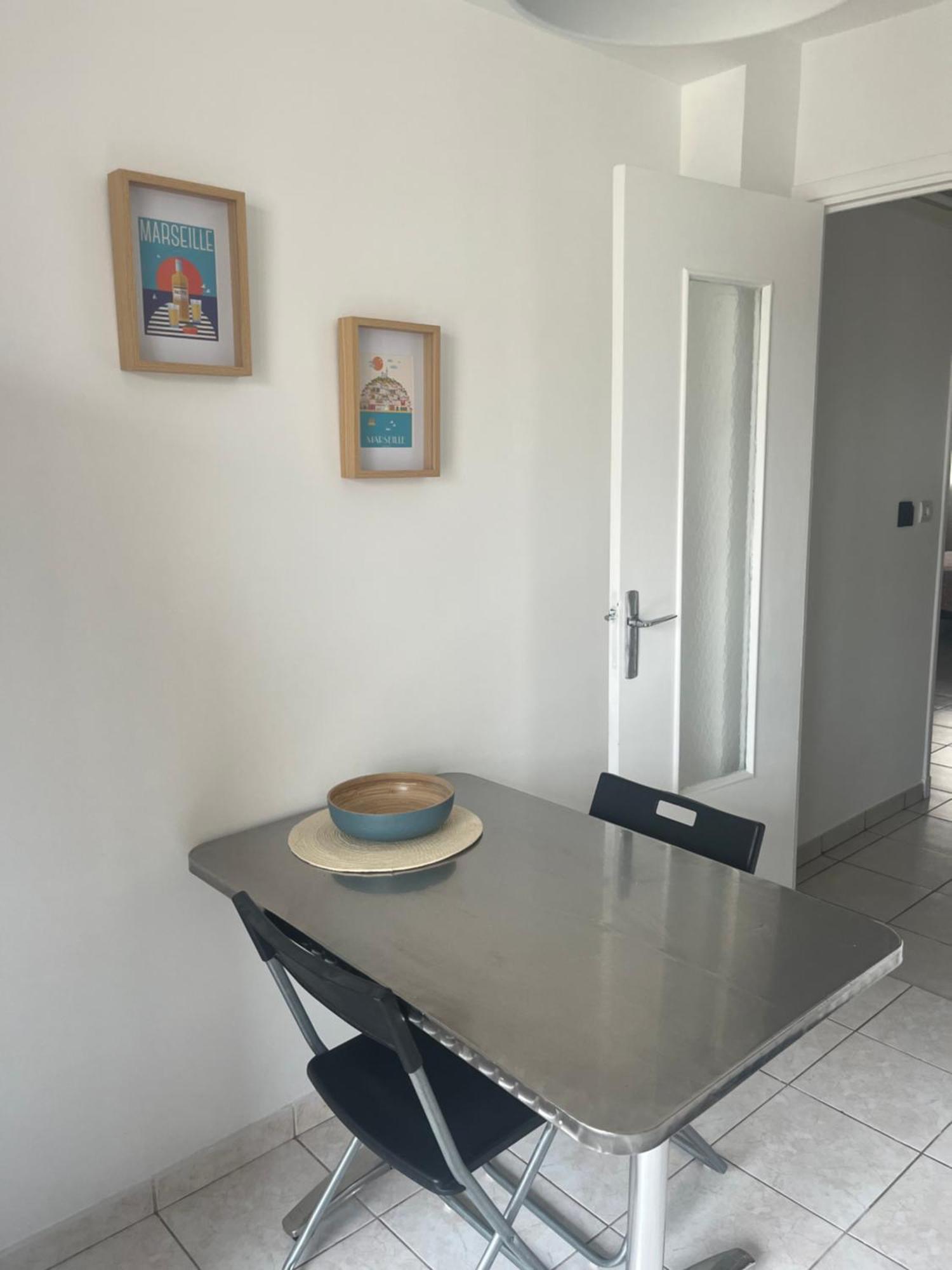 Appart T3 Proche Metro -Draps Et Serviettes Inclus Marsella Exterior foto